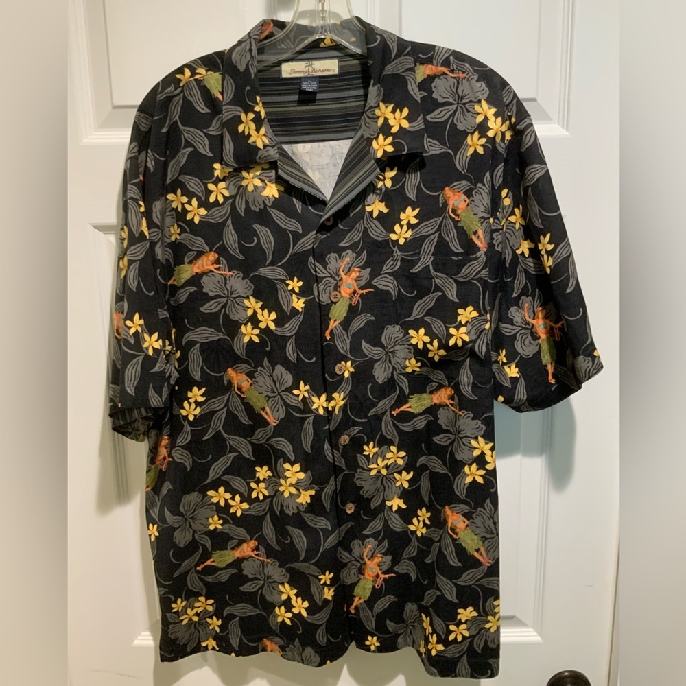 Tommy Bahama Hula Girls Hawaiian Shirt